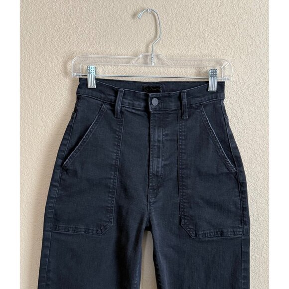 Mother Jeans The Wrapper Patch Springy Ankle Jeans in Not Guilty Wash - Picture 6 of 11